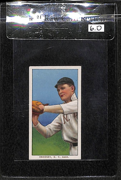 1909-11 T206 Jeff Sweeny - Piedmont Back - New York - BVG 6.0 - Factory No. 25 - High Grade