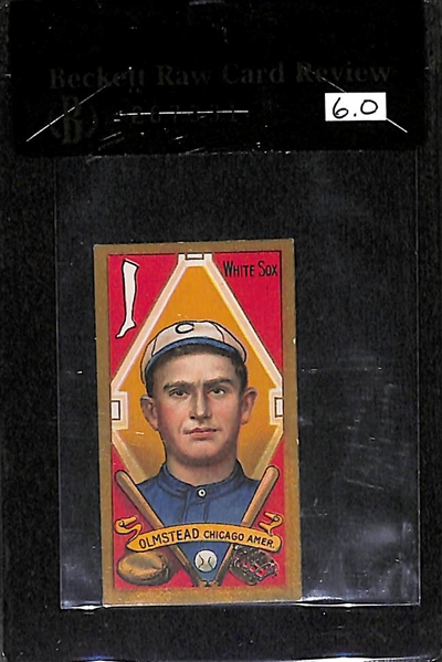 1911 T205 Fred Olmstead - Piedmont Back - BVG 6.0 - Factory No. 25 - High Grade