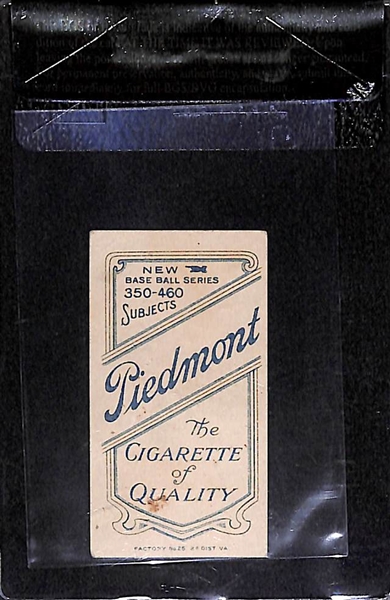 *ERROR CARD - Double Name* 1909-11 T206 Hooks Wiltse- Portrait With Cap - Piedmont Back - BVG 3.5 - Factory 25