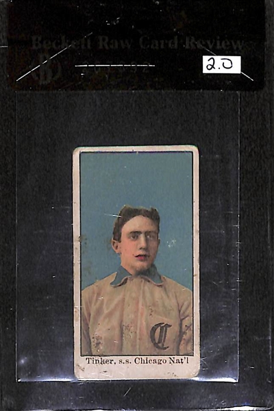 1909-11 E90 Joe Tinker - American Caramel - BVG 2.0