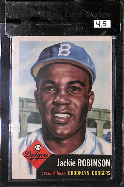 1953 Topps Jackie Robinson #1 Card BVG 4.5