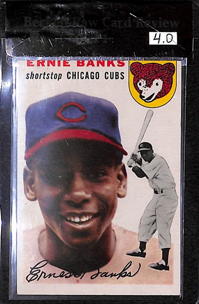 1954 Topps Ernie Banks #94 Card BVG 4.0 - Rookie Card!