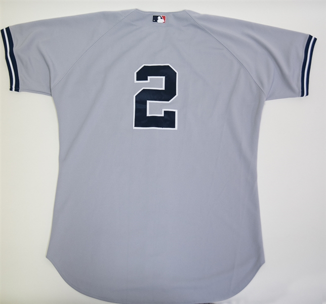 derek jeter game worn jersey