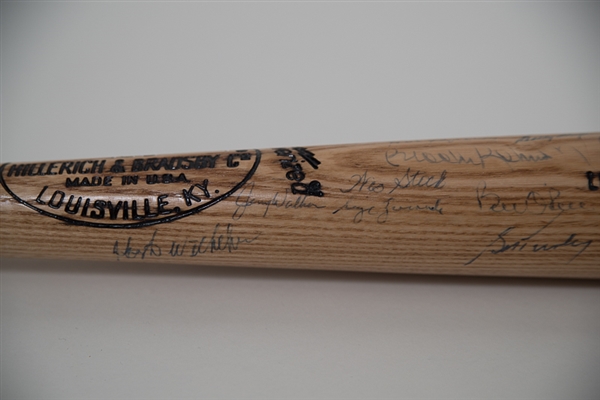 Orioles Of The 1950's Signed Limited Edition Bat Signed by 25 Players w. Brooks Robinson