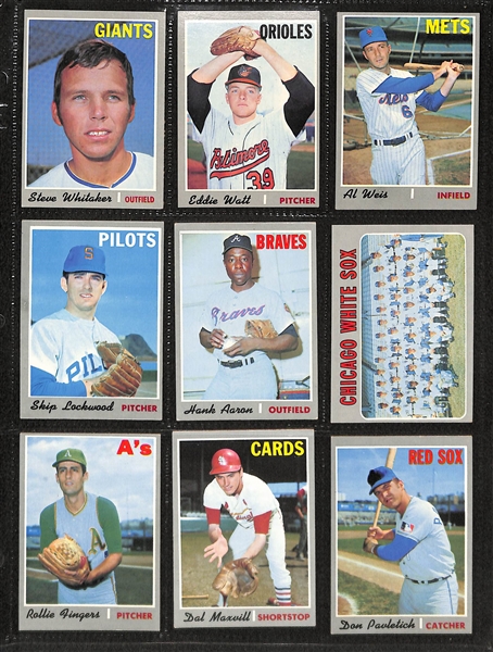 1970 Topps Complete Baseball Card Set w. Thurman Munson RC Card