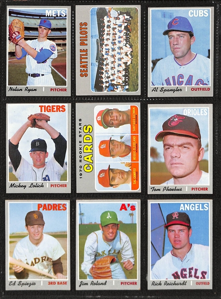 1970 Topps Complete Baseball Card Set w. Thurman Munson RC Card
