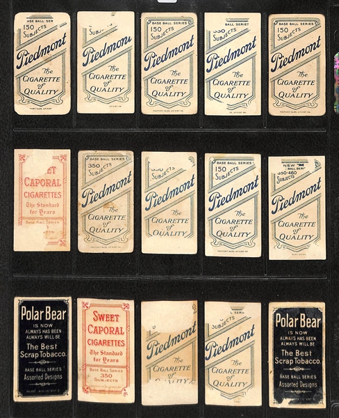 Lot Of 15 T206 Philadelphia Phillies Cards w. Red Dooin