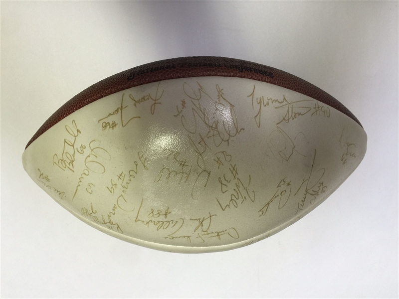 1990s Steelers Team Signed Football w. Approximately 30 Signatures