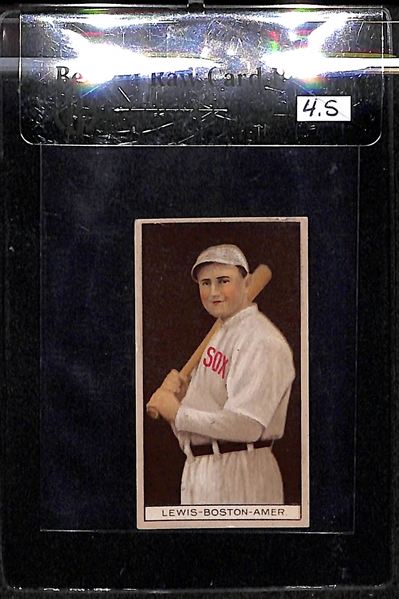 1912 T207 Duffy Lewis - Boston - Recruit Back - BVG 4.5