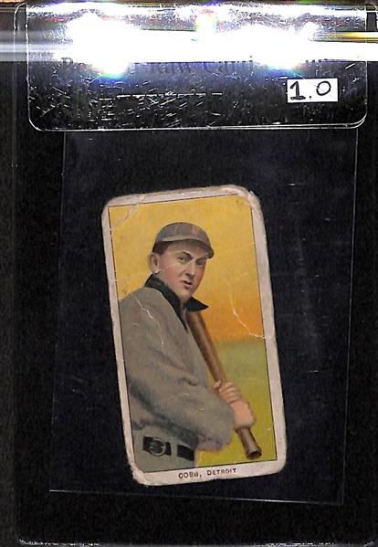 1909-11 T206 Ty Cobb - Bat On Shoulder - Piedmont Back - BVG 1.0 - Factory No. 25 - HOF