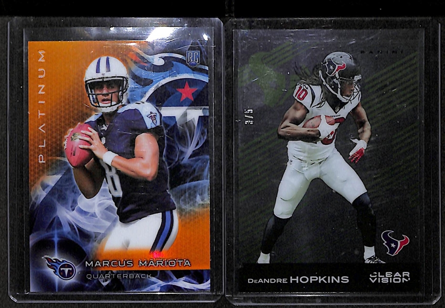 Lot Of 8 Football Auto/Jersey/Rookie Cards w. Luke Kuechly & Randall Cobb