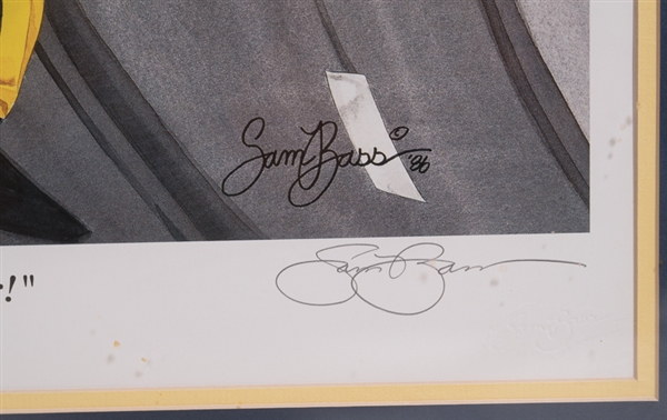 Dale Earnhardt Sr Signed Limited Edition Artist's Lithograph - JSA