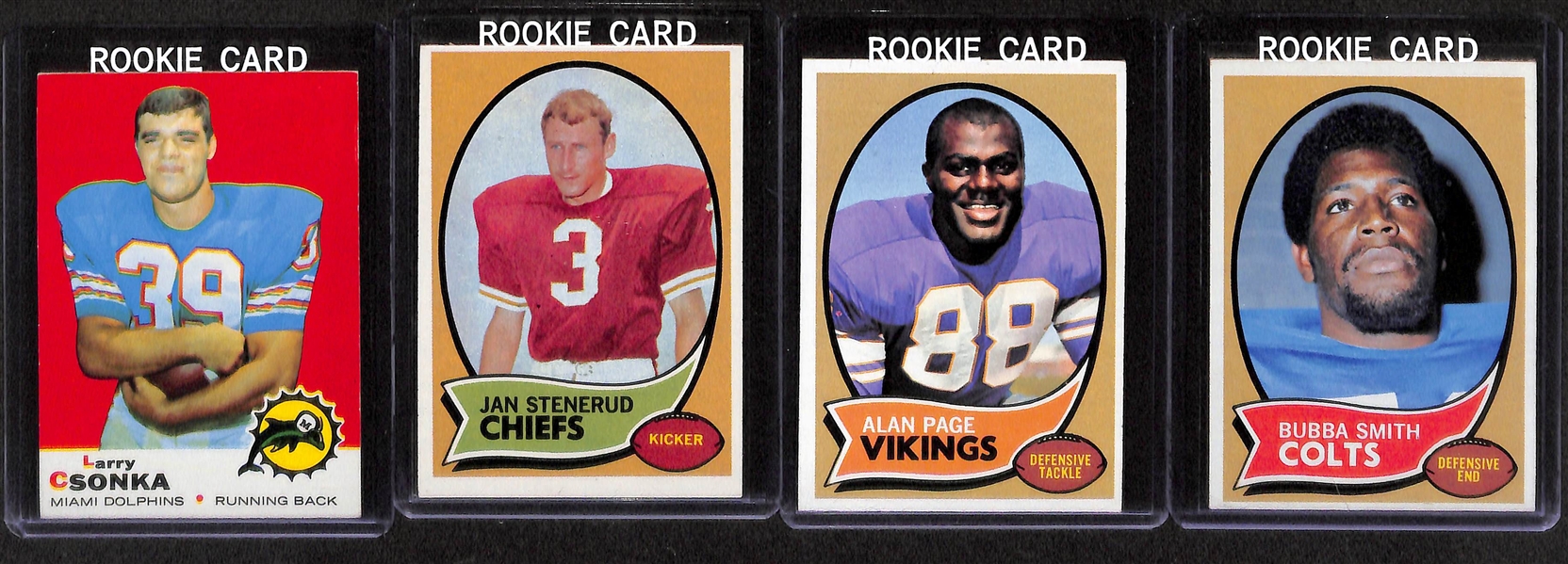 Lot Of 11 Football Stars Rookie Cards w. Leroy Kelly