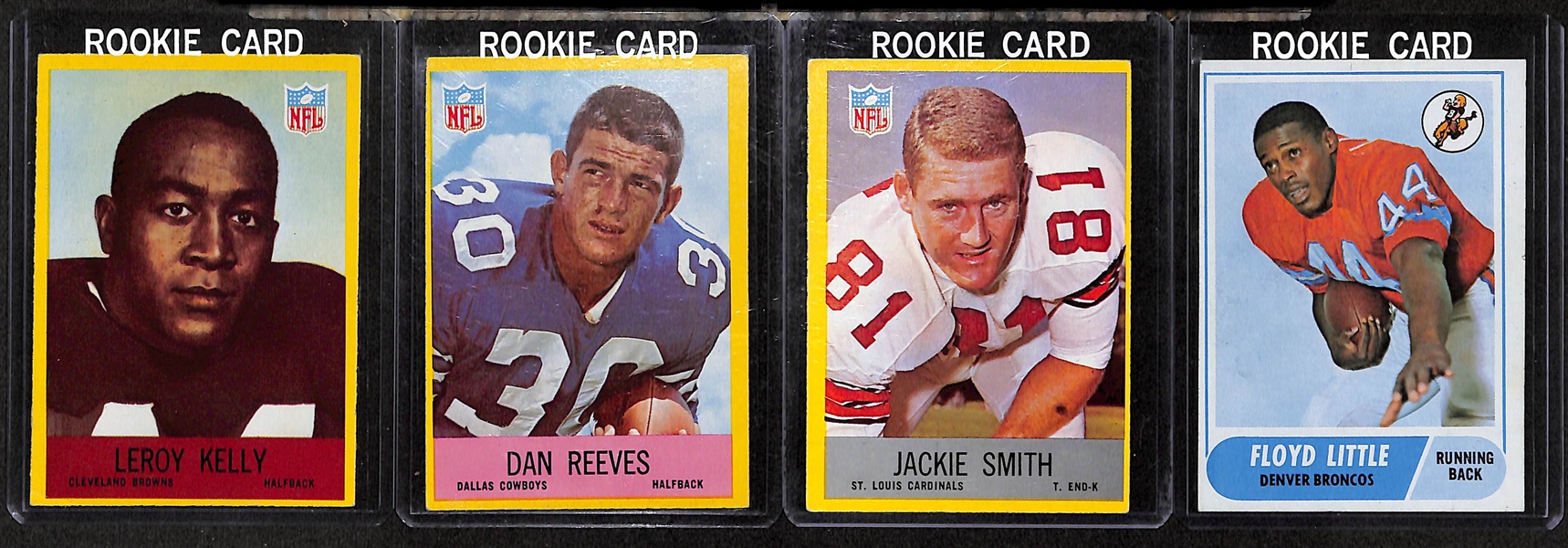 Lot Of 11 Football Stars Rookie Cards w. Leroy Kelly