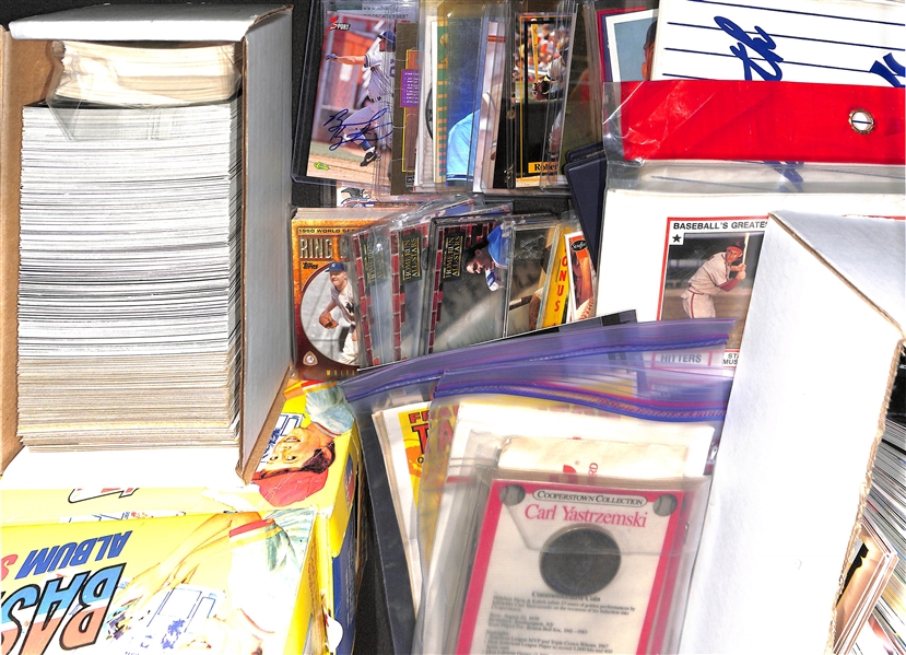 Mixed Sports Cards, Inserts, & Stickers Lot