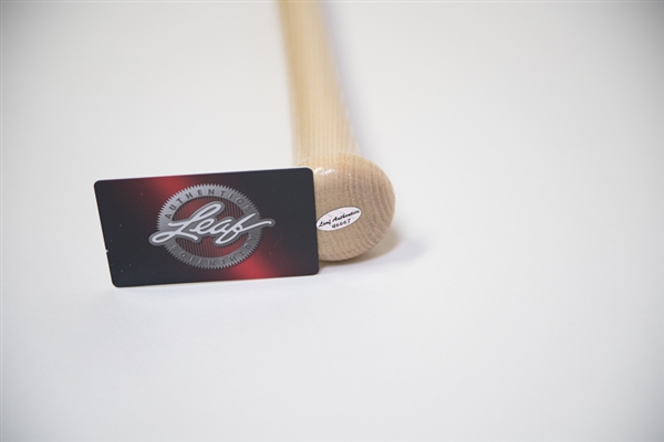 Gary Sheffield Signed & Inscribed Rawlings Baseball Bat - Leaf