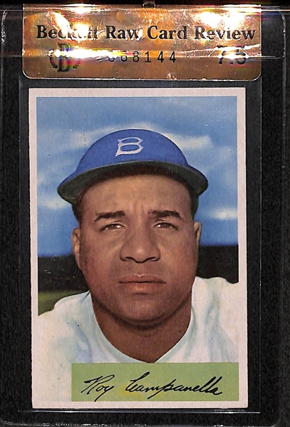 1954 Bowman Roy Campanella #90 BVG 7.5 - HOF