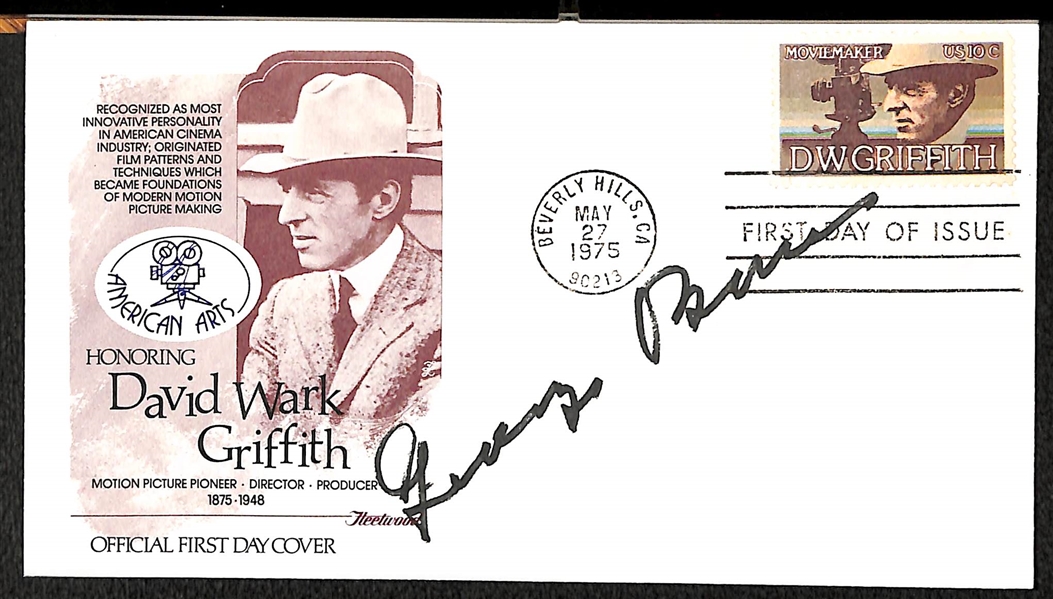 George Burns Signed First Day Cover - JSA