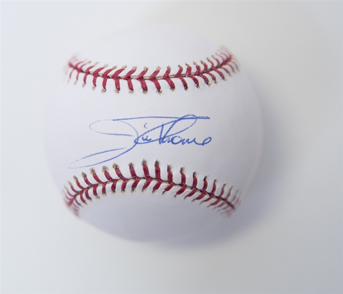 Jim Thome & Brad Lidge Signed Baseballs - JSA & Steiner