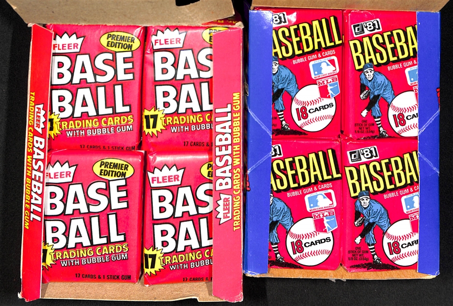 2 Sealed Boxes of 1981 Fleer & Donruss Baseball Cards