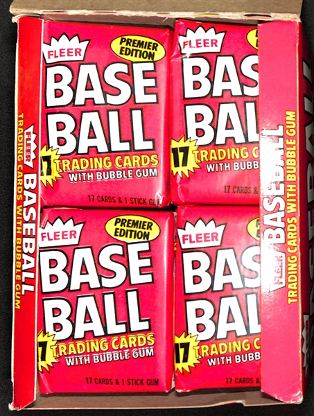 2 Sealed Boxes of 1981 Fleer & Donruss Baseball Cards