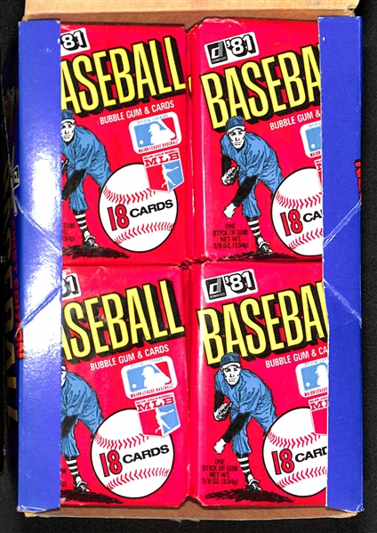 2 Sealed Boxes of 1981 Fleer & Donruss Baseball Cards