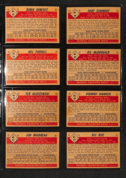 Lot Of 14 1953 Bowman Baseball Cards w/ Robin Roberts & Ted Kluszewski