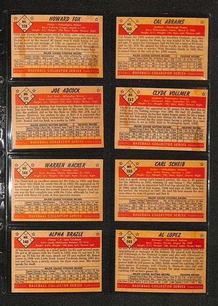 Lot Of 16 1953 Bowman Baseball Cards w/ Pete Runnels