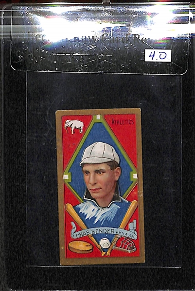 1911 T205 Chas Bender - Piedmont Back - BVG 4.0