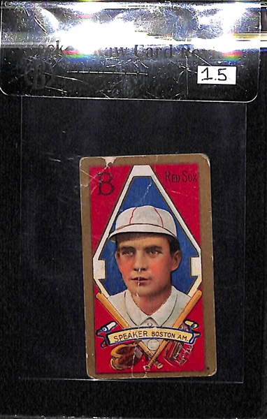 1912 T205 Tris Speaker - Polar Bear Back - BVG 1.5