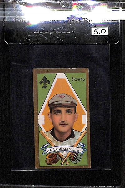 1911 T205 Bobby Wallace - With Cap - Piedmont Back - BVG 5.0