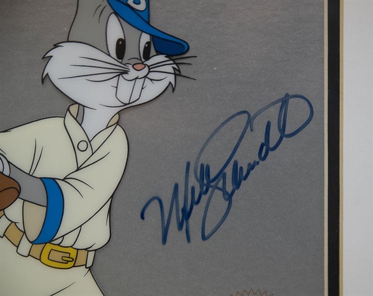 Mike Schmidt Signed Warner Brothers Sericel