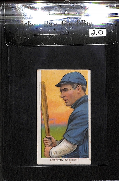 1909-11 T206 Clark Griffith - Batting  - Polar Bear Back - BVG 2.0