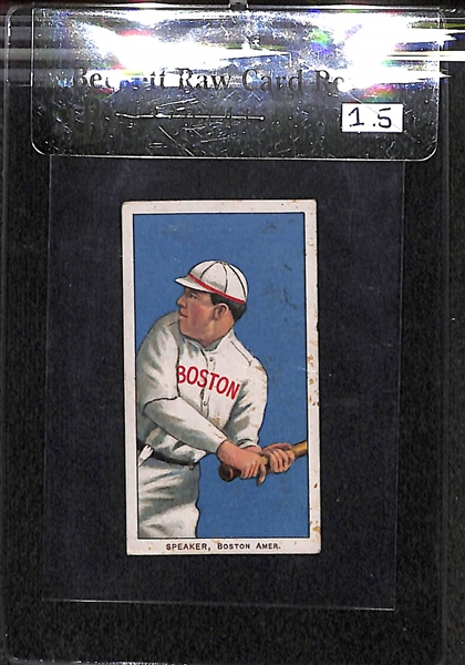 1909-11 T206 Tris Speaker - Polar Bear Back - BVG 1.5