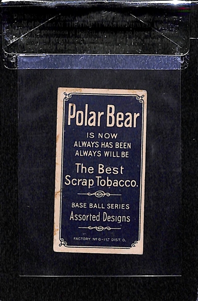 1909-11 T206 Tris Speaker - Polar Bear Back - BVG 1.5