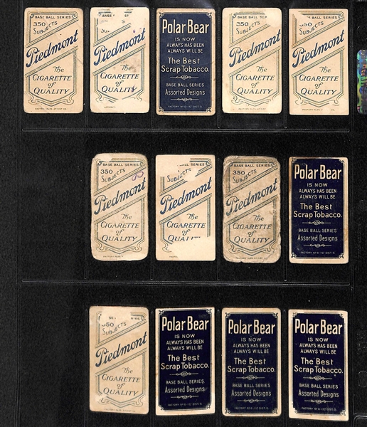 Lot of 13 T206 Indianapolis & Louisville Minor League Cards w. Charley Carr