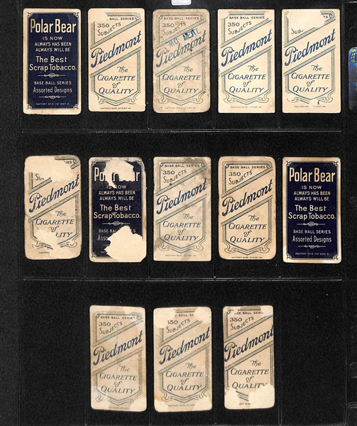 Lot of 13 T206 Newark, Jersey City, & Danville Minor League Cards w. HOFer Ironman McGinnity