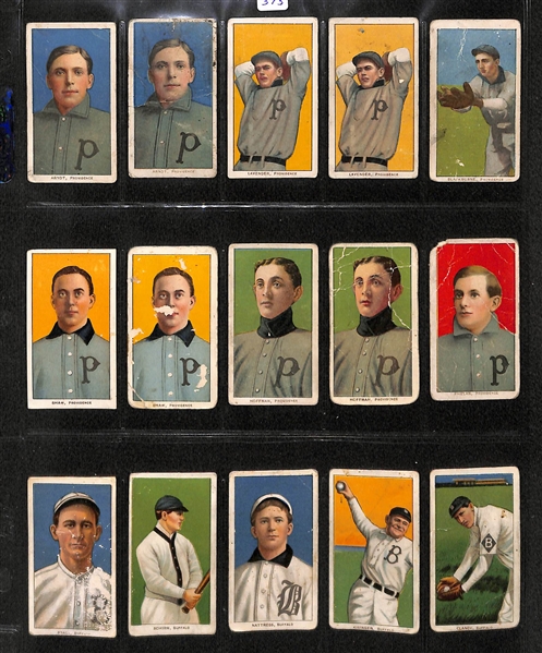 Lot of 15 T206 Providence & Buffalo Minor League Cards w. Harry Arndt