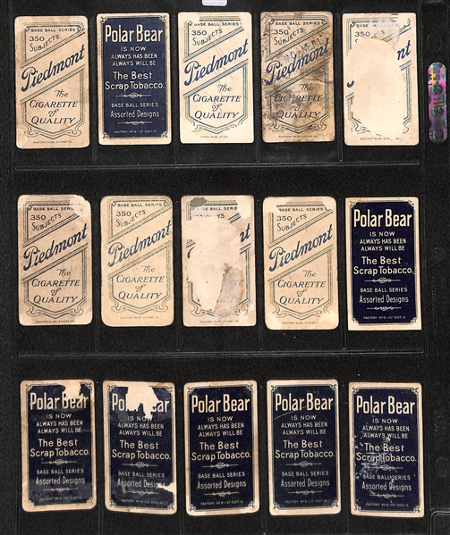 Lot of 15 T206 Providence & Buffalo Minor League Cards w. Harry Arndt
