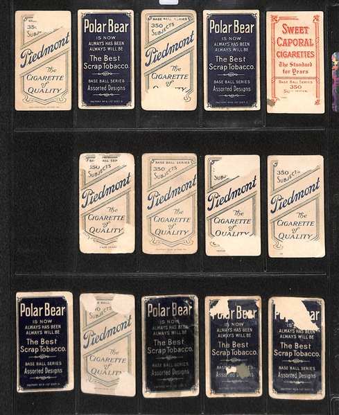 Lot of 14 T206 Rochester & Buffalo Minor League Cards w. Billy Maloney
