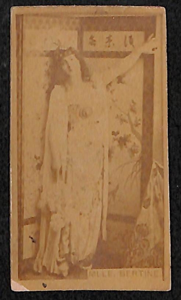 Lot Of 5 Late 1880's Cigarette Actress Cards