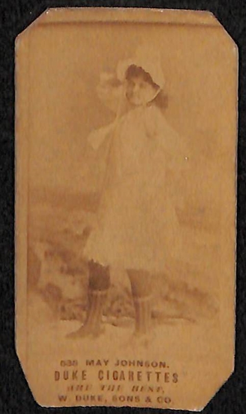 Lot Of 5 Late 1880's Cigarette Actress Cards