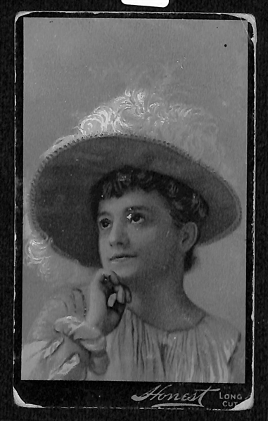 Lot Of 5 Late 1800's Large Cigarette Actress Cards