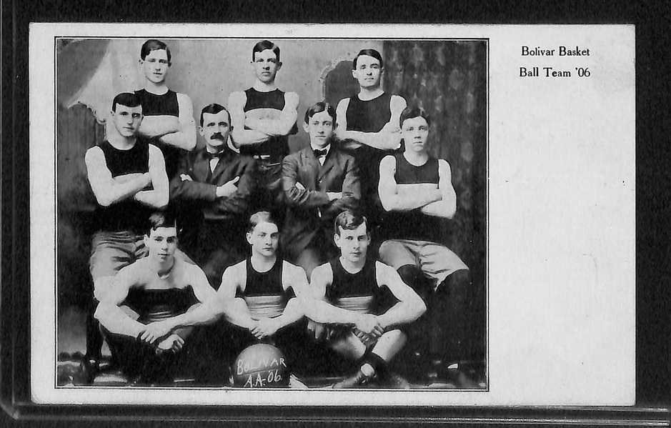 Lot Of 3 Early 1900's Sports Related Post Cards