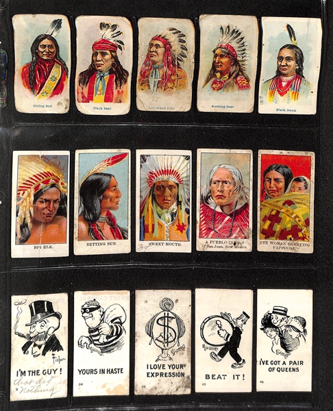 Lot Of 59 Early 1900's E-Series Caramel Cards w/ Boxers