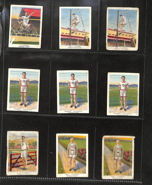 Lot Of 45 Early 1900's Boxers & Athletes Cards w/ Marvin Hart