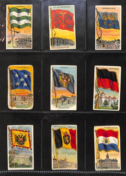 Lot Of 187 1910 T59 Flags Of All Nations (Almost Complete Set}