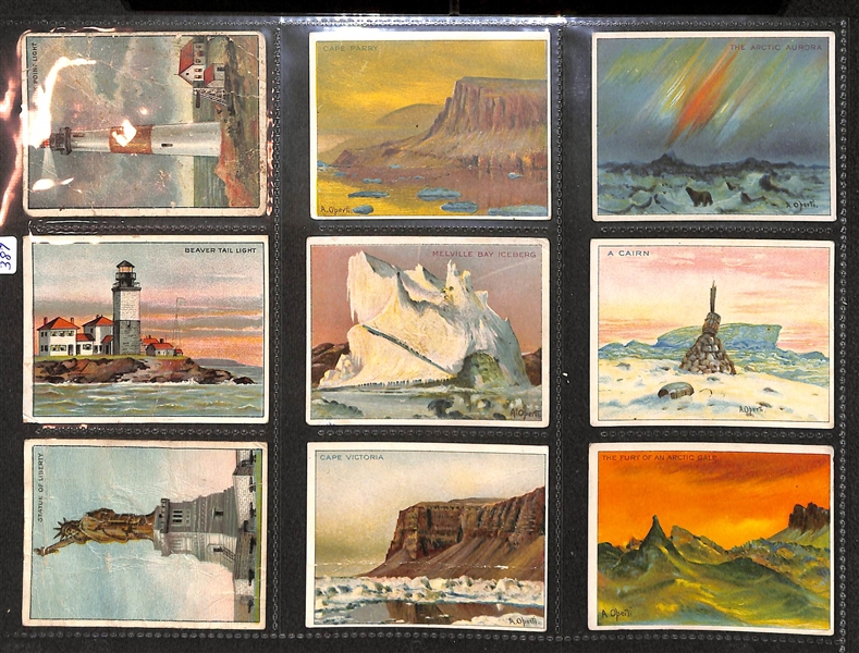 Lot Of 145 1910 Tobacco Cards w. 5 Hassan Cowboys