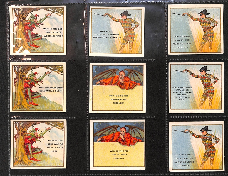 Lot Of 145 1910 Tobacco Cards w. 5 Hassan Cowboys