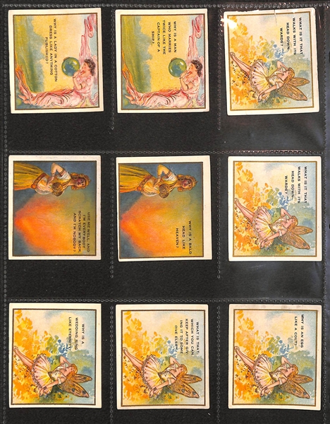 Lot Of 145 1910 Tobacco Cards w. 5 Hassan Cowboys